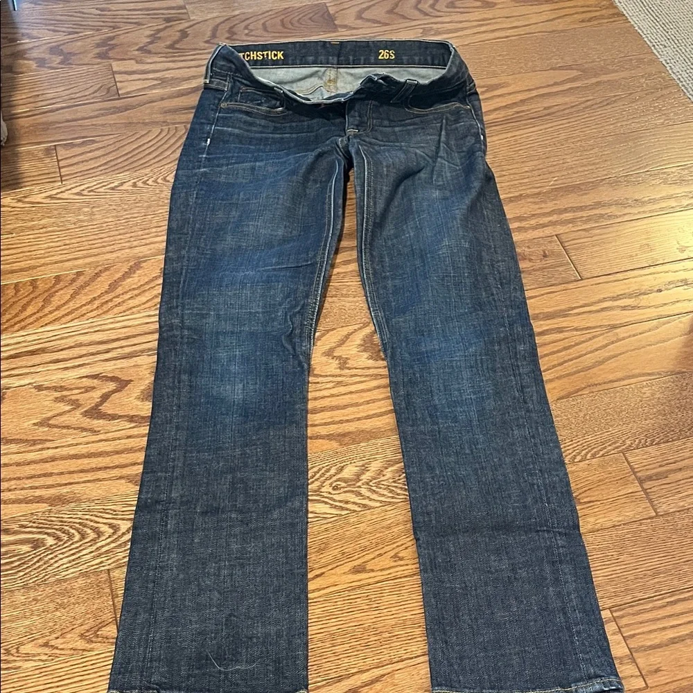 J Crew Matchstick Dark Wash Jeans 26S - Picture 2 of 5